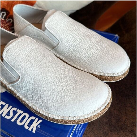 BIRKENSTOCK CALLAN 39 NATURAL FULL GRAIN LEATHER NARROW FIT 1020101 NIB 39E - Picture 14 of 15